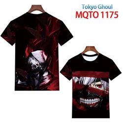 tokyo ghoul anime 3d printed tshirt 2xs to 4xl