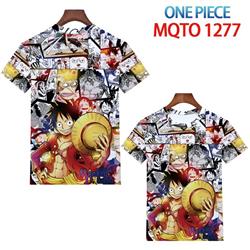 one piece anime 3d printed tshirt 2xs to 4xl