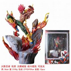 Naruto Boxed Figure Decoration Model Can shine 36CM 2.1KG Color box size:27X25X39CM
