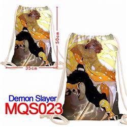 Demon Slayer Kimets Double-sided Full color Handbag Pocket 35X50CM MQS023