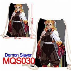 Demon Slayer Kimets Double-sided Full color Handbag Pocket 35X50CM MQS030
