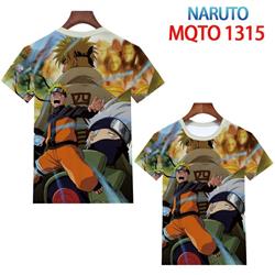 naruto anime 3d printed tshirt 2xs to 4xl