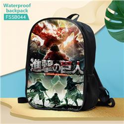 Attack on Titan Waterproof Backpack 30X17X40CM 0.5KG-FSSB044