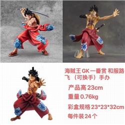 One Piece GK Luffy Boxed Figure Decoration Model 23CM 0.76KG 23X23X32CM