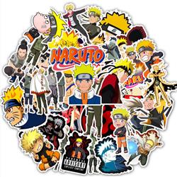 Naruto anime waterproof stickers set(50pcs a set) price for 5 set