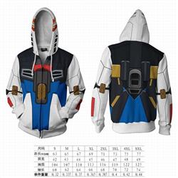 Gundam hooded zipper sweater coat S M L XL 2XL 3XL 4XL 5XL price for 2 pcs preorder 3 days GD-20