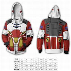 Gundam hooded zipper sweater coat S M L XL 2XL 3XL 4XL 5XL price for 2 pcs preorder 3 days GD-18