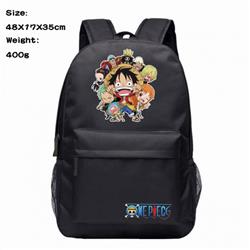 One Piece Anime 600D Canvas Backpack Waterproof School Bag 48X17X35CM 400G