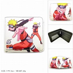 Naruto Short color picture two fold wallet 11X9.5CM 60G-HK-589