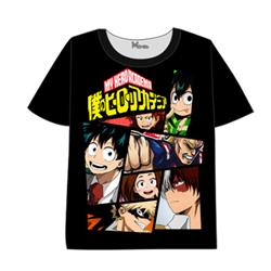 my hero academia anime 3d printed tshirt 2xs to 4xl