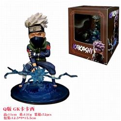 Naruto Q version GK Hatake Kakashi Boxed Figure Decoration Model 11CM 131G a box of 72