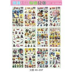 naruto anime sticker price for 12 pcs