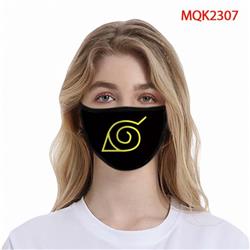 Naruto Color printing Space cotton Masks price for 5 pcs MQK2307