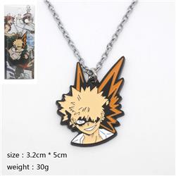 My Hero Academia Bakugou Katsuki anime necklace