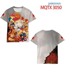 pokemon anime 3d printed tshirt 2xs to 5xl