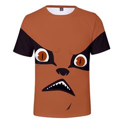 naruto anime 3d printed tshirt 2xs to 4xl