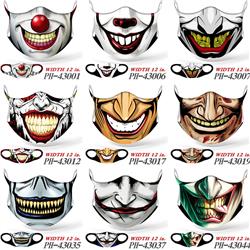 Joker anime trendy mask printed wash mask