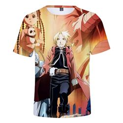 fullmetal alchemist anime 3d printed tshirt 2S to 4xl