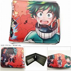 My Hero Academia Short color picture two fold wallet 11X9.5CM 60G HK-621