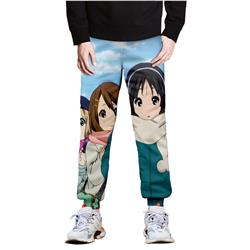 k-on! anime 3d printed pants 2xs to 4xl
