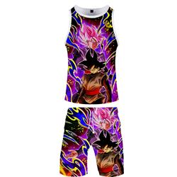 dragon ball anime 3d printed tshirt pants set 2xs to 4xl