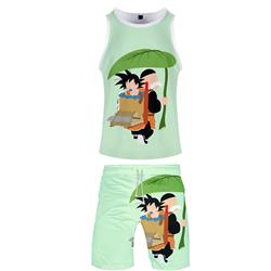 dragon ball anime 3d printed tshirt pants set 2xs to 4xl