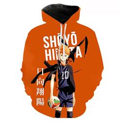 Haikyuu anime 3d printed hoodie