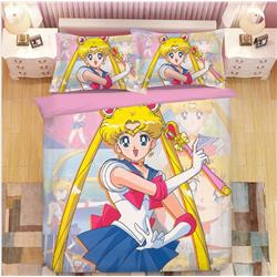 sailormoon anime bedsheet set US-FULL 203x228cm welcome custom design