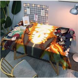 naruto anime 3d printed table cloth 130*180 welcome custom design