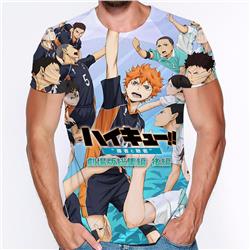 haikyuu anime 3d printed tshirt