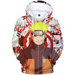 naruto anime 3d printed hoodie