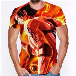 one piece anime 3d printed tshirt