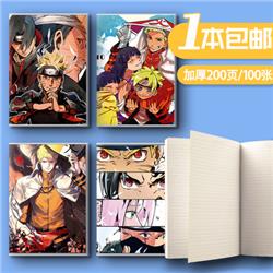 naruto anime notebook