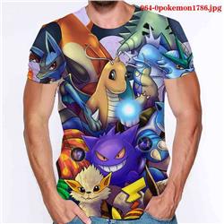 pokemon anime 3d printed tshirt