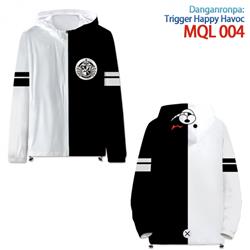Dangan-Ronpa Anime full color jacket hooded zipper trench coat MQL 004