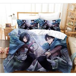 attack on titan anime bedsheet set US-FULL 200*230cm welcome custom design
