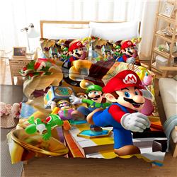 super mario anime bedsheet set US-FULL 200*230cm welcome custom design