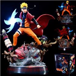 Uzumaki Naruto anime figure weapon can lighting