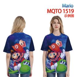 super mario anime 3d printed tshirt