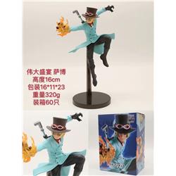 One Piece Great Banquet Sabo Anime PVC Figure Toy 16cm