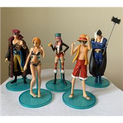 One Piece Anime PVC Figure (6pcs/set) (Opp Bag)