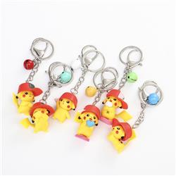 pokemon anime figure keychain set