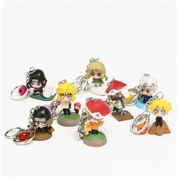 naruto anime figure keychain