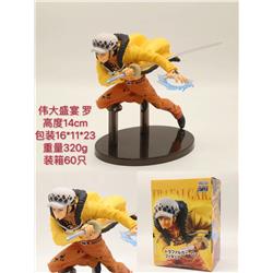 One Piece Great Banquet Law Anime PVC Figure Toy 14cm