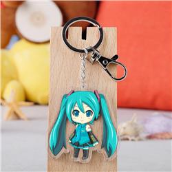 miku.hatsune anime keychain