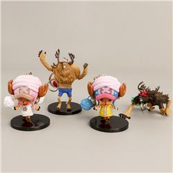 one piece anime figure keychain 6-10cm price for 4pcs/set