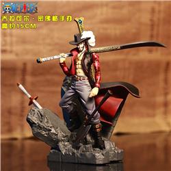 One Piece Dracule Mihawk Cartoon Collectible Gift Plastic Model Anime PVC Figure