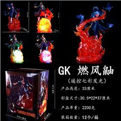 Naruto Remote control colorful glow Boxed Figure Decoration Model 33CM