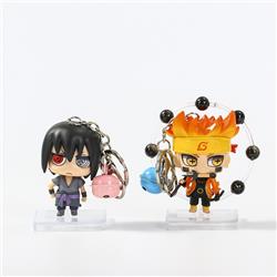 naruto anime figure keychain 6-10cm price for 2pcs/set