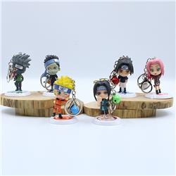 naruto anime figure keychain 6-10cm price for 6 pcs/set